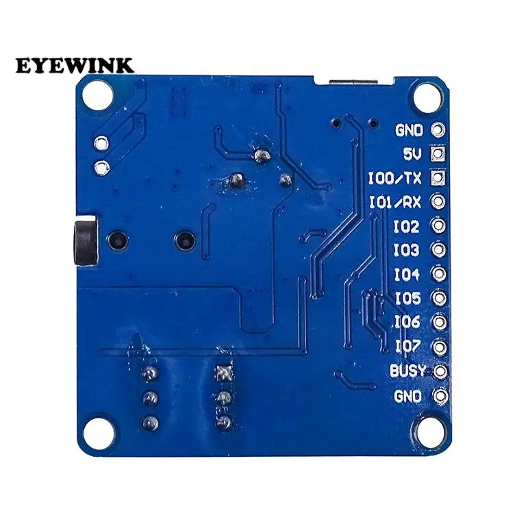 Scheda del modulo di riproduzione vocale Lettore musicale MP3 Riproduzione MP3 da 5 W Controllo seriale Scheda SD/TF per Arduino DY-SV5W DY-SV8F