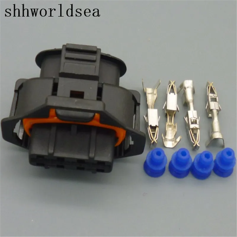 shhworldsea 5/30/100sets 3.5mm  4-way sealed Plug Connector for For Ford Falcon Territory BA BF FG 4.0L Turbo  MPS / MAP Sensor