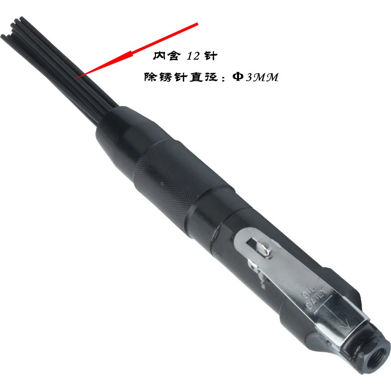 Pneumatyczny mini środek do usuwania rdzy wiązka igłowa typ 12 3mm pneumatyczny pistolet do usuwania żużla narzędzie pneumatyczne