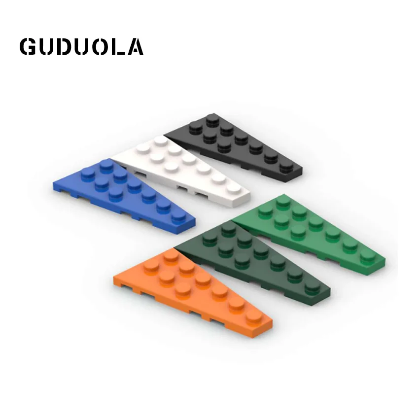 

Guduola Right Plate 3 x 6 with Angle 54383 Spcial Brick MOC Build Small Praticle Blocks 25pcs/LOT