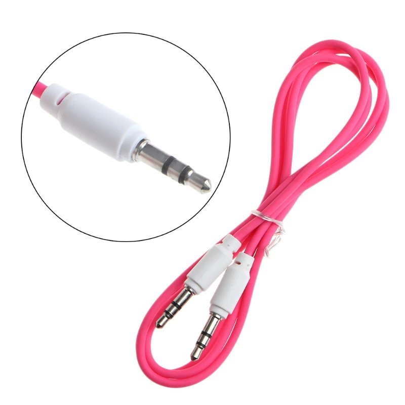 1m 3.5mm Jack Male To Male Audio Auxiliary Aux Cable For Car Stereo MP3 Phone . Dropship