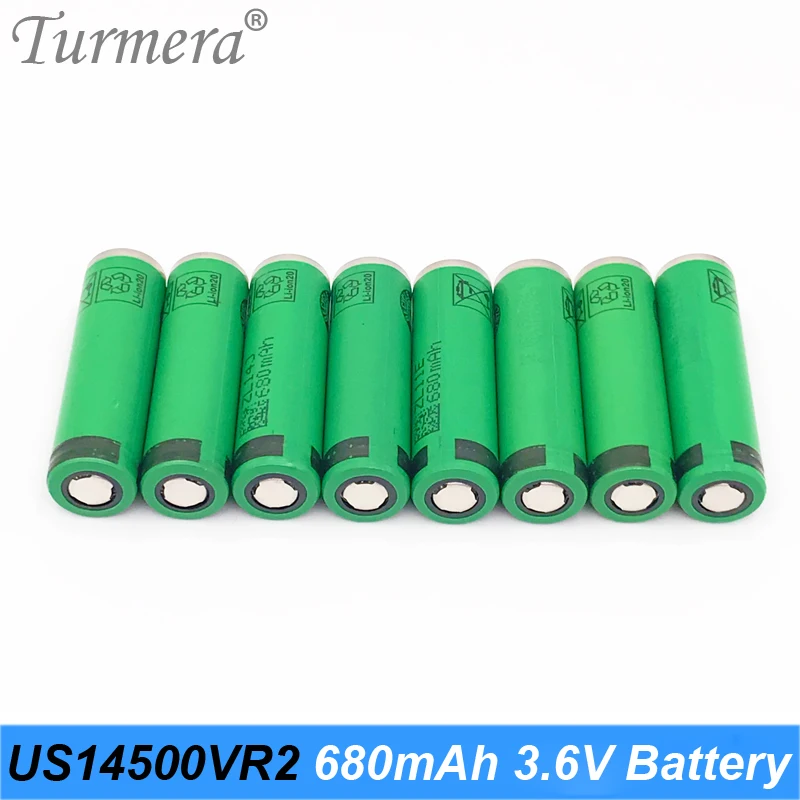 US14500VR2 AA Battery 14500 Battery Flashlight 680mAh Size for Sony Electronic Toothbrush for Turmera 14500 Battery A15