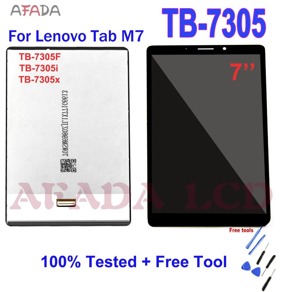 

Сменный ЖК-дисплей 7 дюймов для Lenovo Tab M7, TB-7305, TB-7305F TB-7305i, ЖК-дисплей, сенсорный экран 3G, 4G, цифровой преобразователь Wi-Fi в сборе