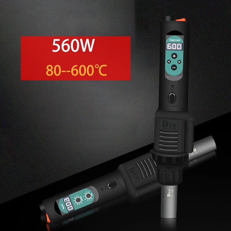Mini Pistola de ar Quente para Solda 110v 220v Estação de Solda Digital com Led 560w Ferramentas de Reparo