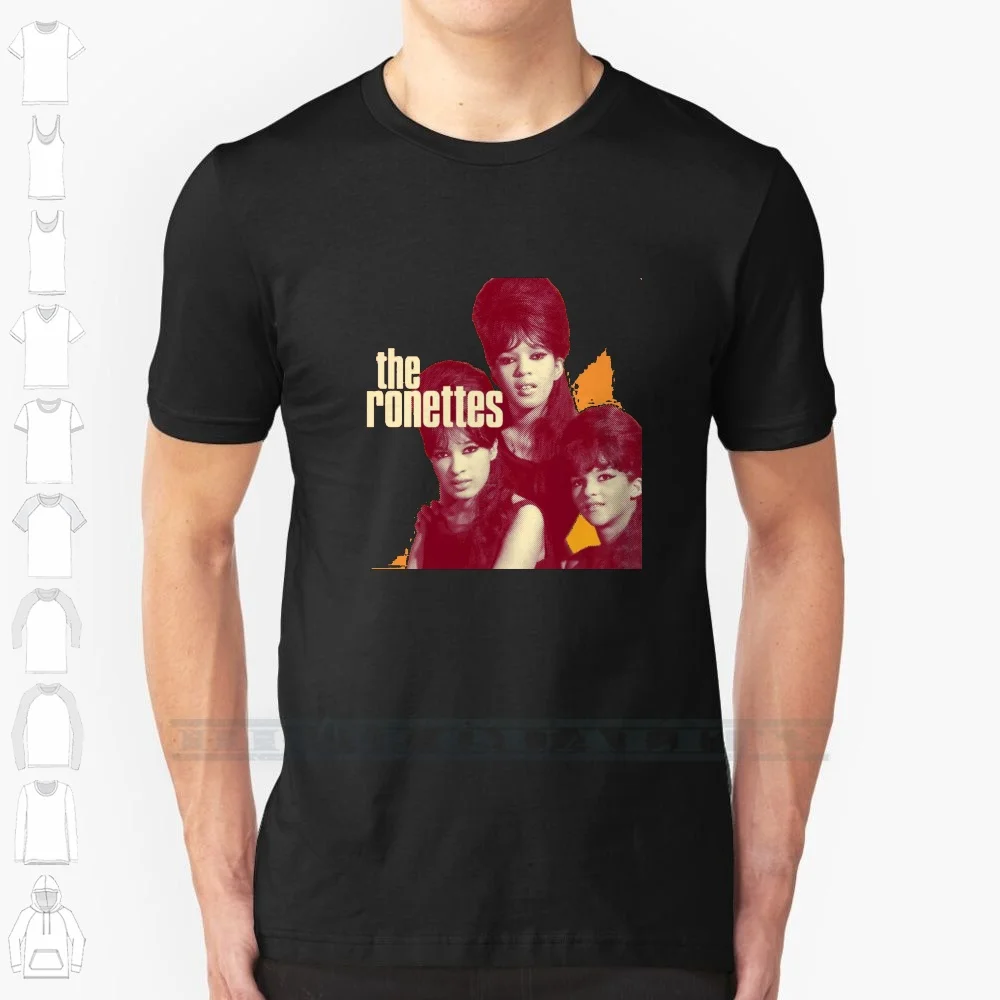 The Ronettes 100% Cotton T Shirt The Ronettes Oldies Music 1960s Classic Rock Tee Short Sleeve Long Sleeve Gift