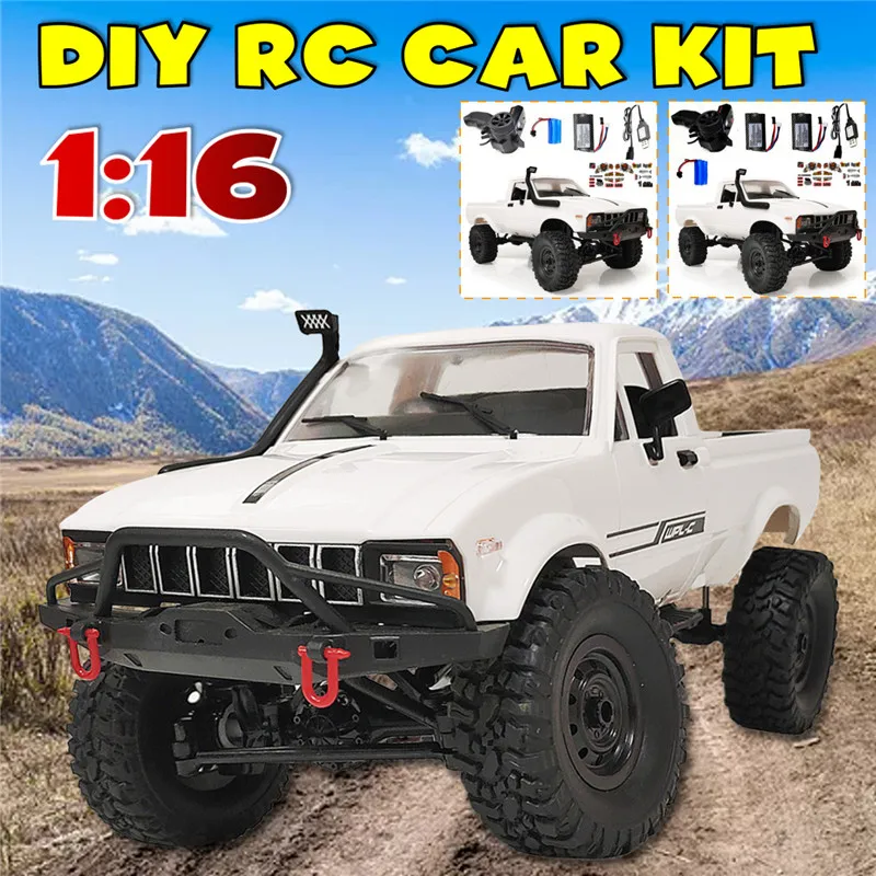 New Upgrade WPL C24 C24 1/16 RC Car 4WD Radio Control Off-Road Mini RTR KIT Rock Crawler Electric Moving Car Model Boys Kid Gift