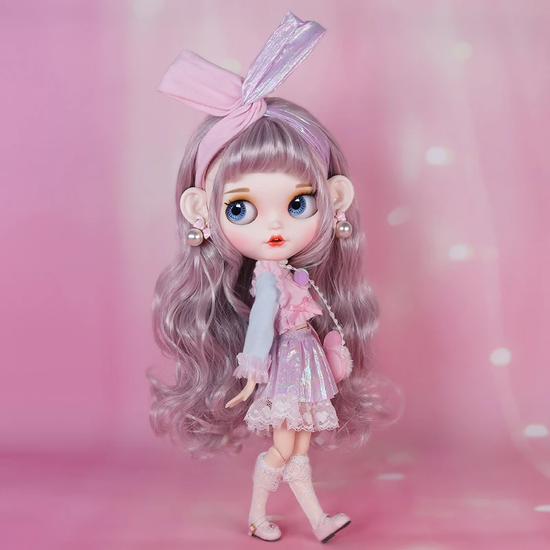 ICY DBS 블라이스 인형 1/6 BJD 애니메이션 인형 관절 바디, 화이트 스킨 매트 페이스 스페셜 콤보, 30cm 장난감 