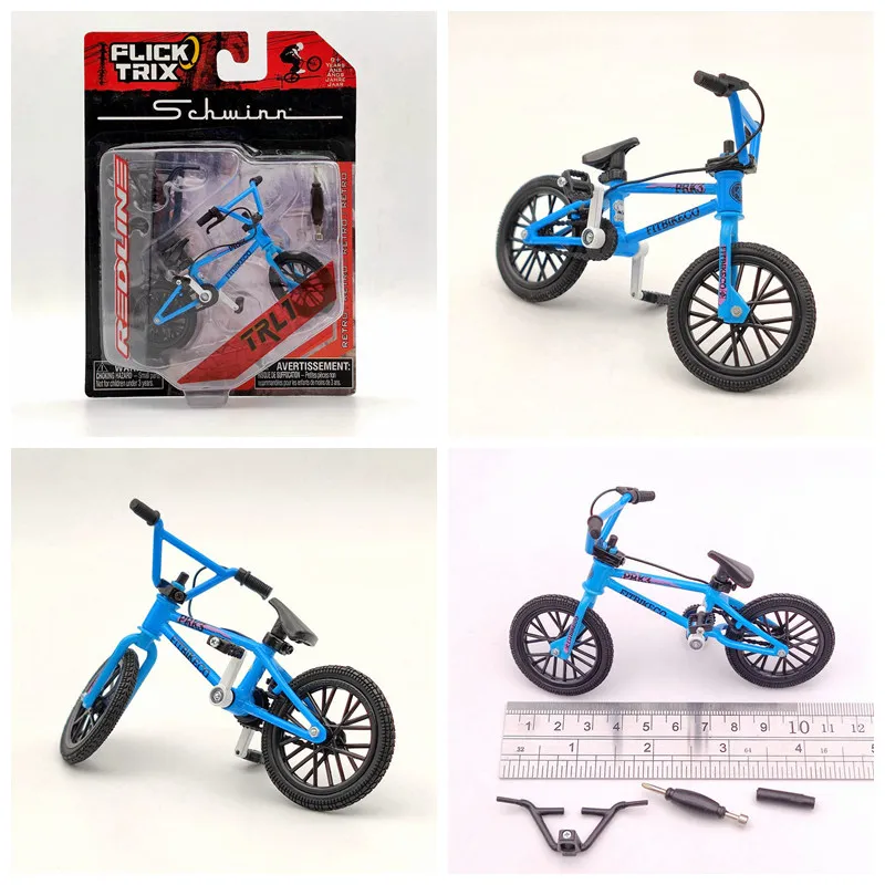 FLICK TRIX Thu Nhỏ BMX Ngón Tay Xe Đạp Cao Cấp DeathTrap Xe Đạp Đồ Chơi Diecast Tặng