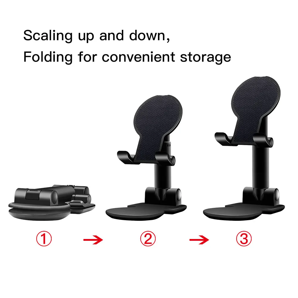 

Phone Holder Foldable Stand Table Desktop Mobile Phone Accessories Ergonomic Collapsible Adjustable Suporte Celular for iPad