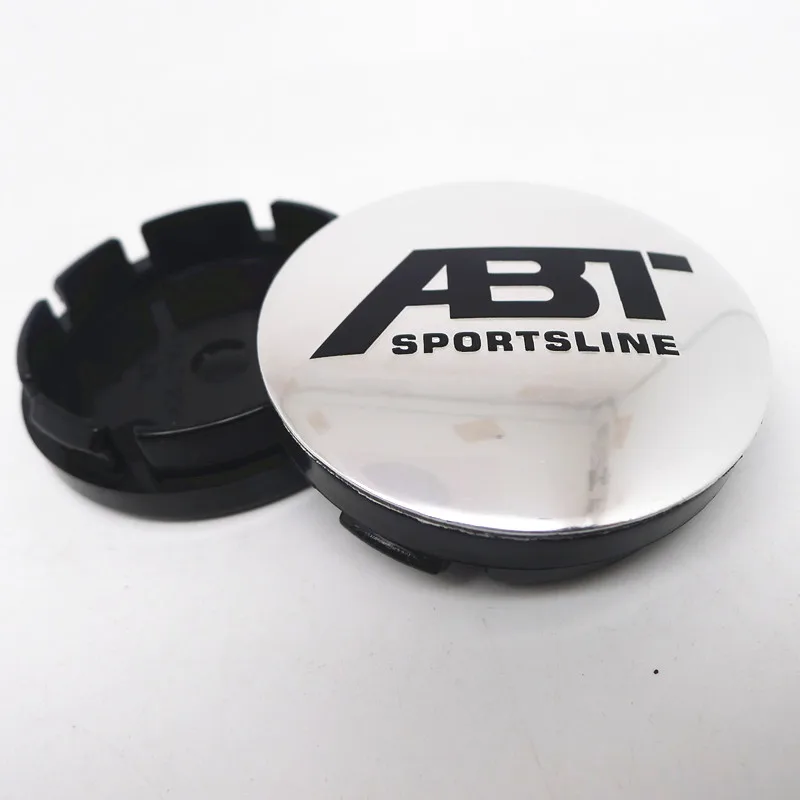 4pcs 56mm For ABT Car Wheel Center Hub Cap Covers Emblem Badge Hub Auto Styling