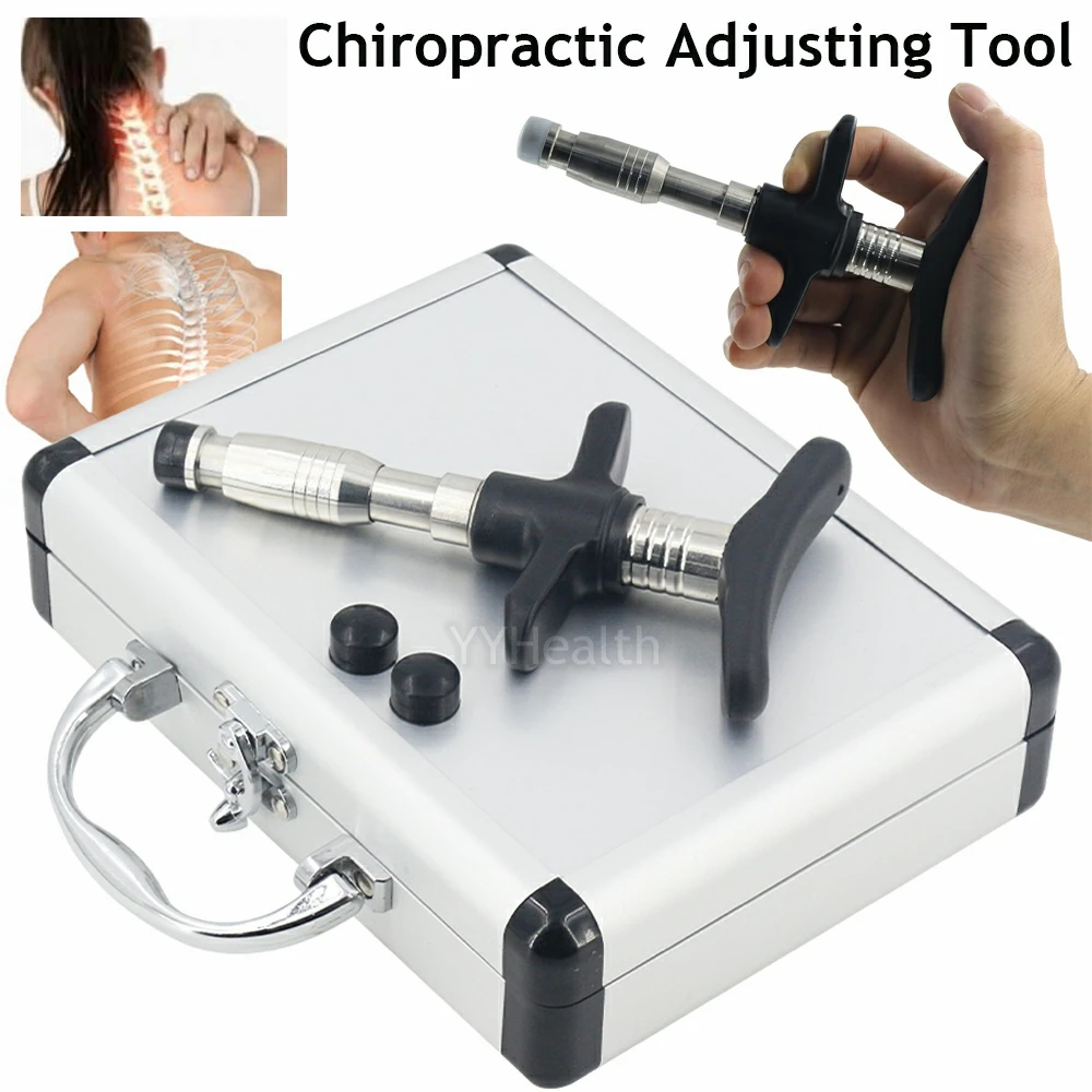 

300N Manual Gun Chiropractic Adjusting Tool Joint Pain Relief Therapy New Portable Single Head Massage Spine Correct Massager