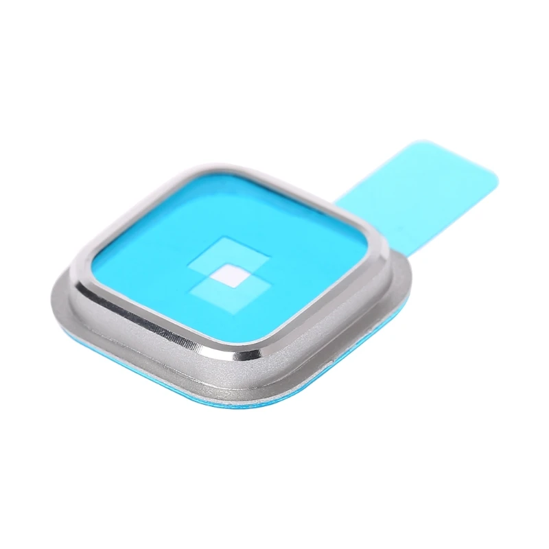 1 مجموعة عدسة الكاميرا الخلفية غطاء زجاجي + إطار معدني + ملصق لسامسونج غالاكسي 19QE