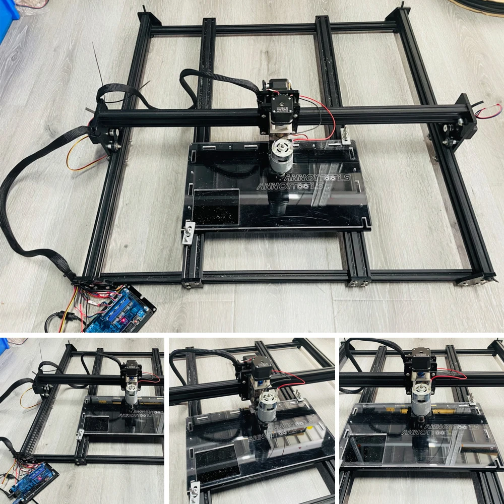 CNC Z-axis Sliding Table CNC Router Kit Wood Miller Z Axis Motor Support Wood Milling Machine