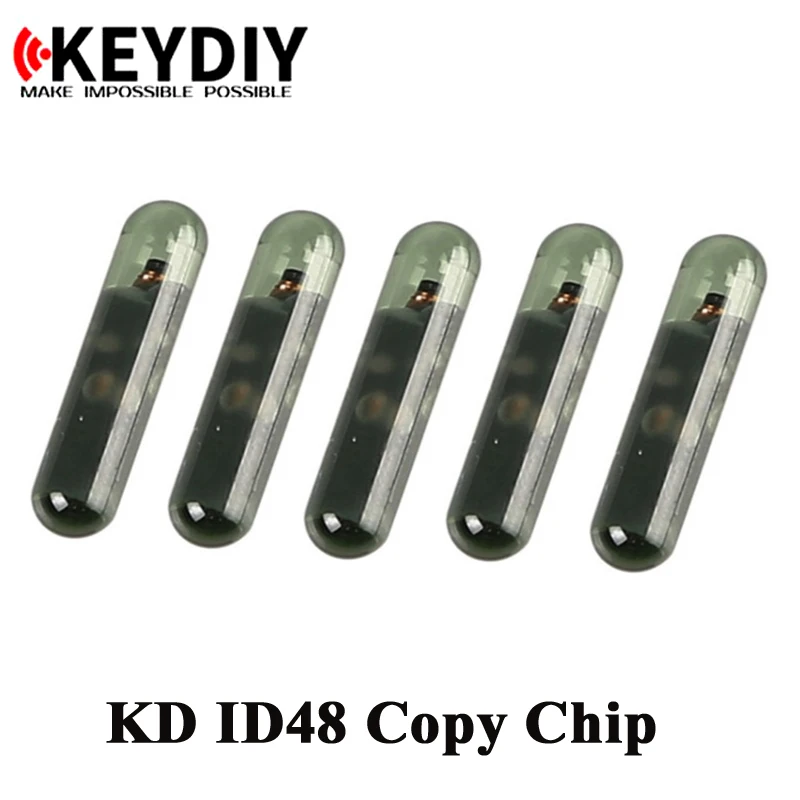 10 Chiếc Tự Động KD Transponder Chip KD ID4C/4D ID46 KD-4D KD-46 KD-48 4C 4D 46 48 Bản Sao Chip cho KEYDIY KD-X2