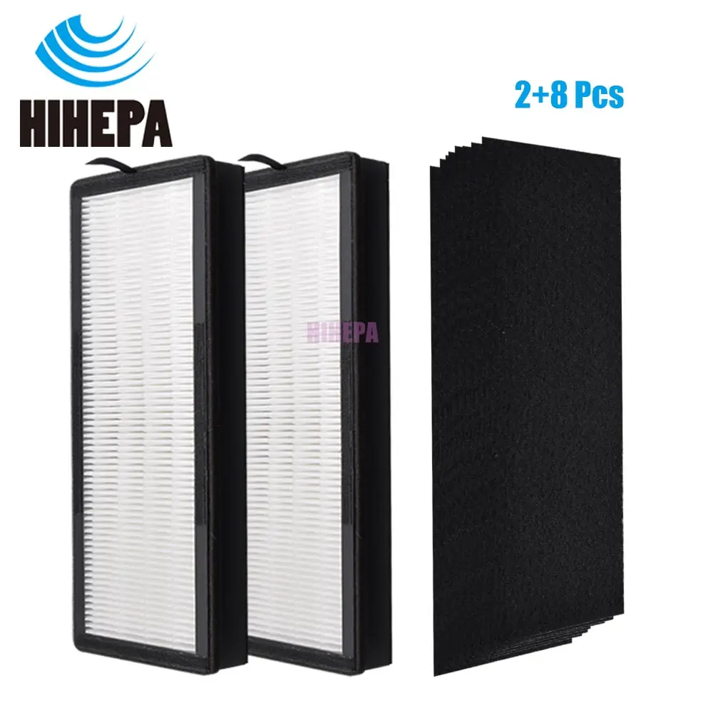 

8 Pcs Carbon Pre-Filters & 2 PcsHEPA Filters for for VEVA 8000 Elite Pro Series Air Purifier