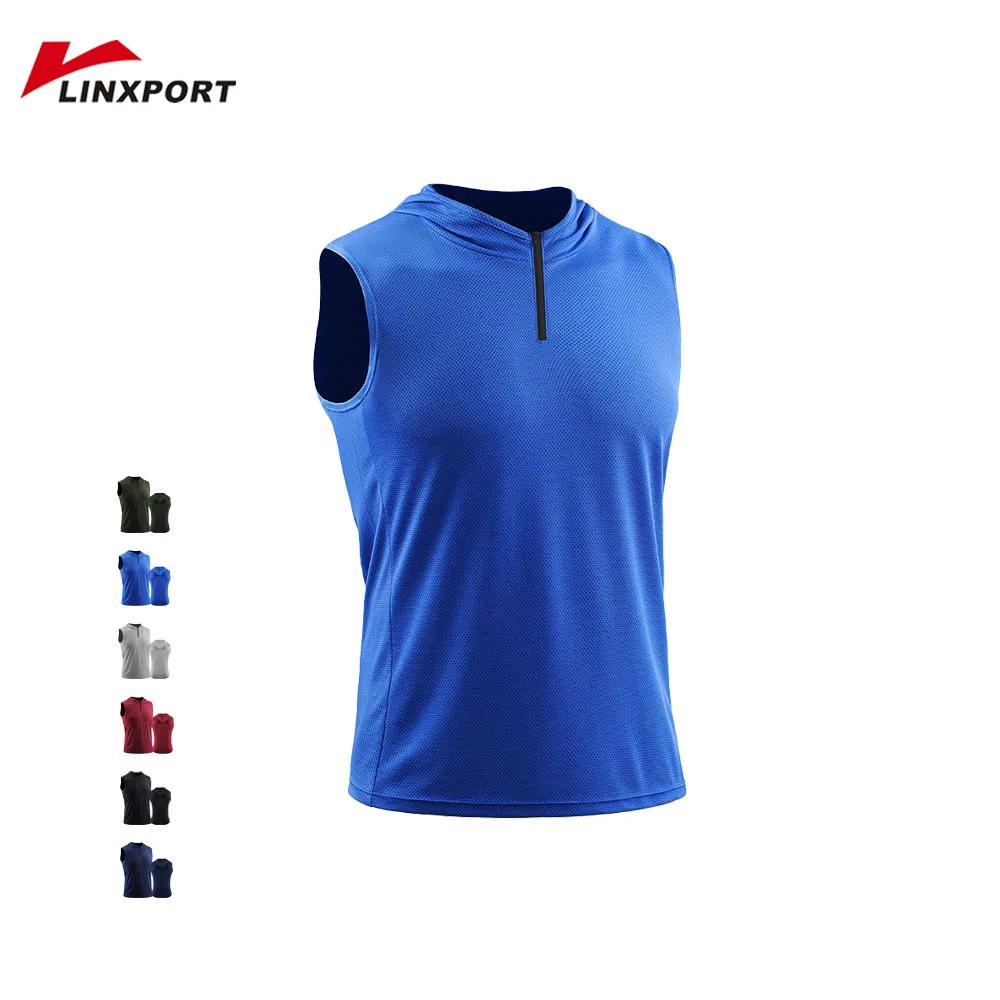 Sweat à Capuche de Course à Capuche pour Homme, Chemise de Compression, Jogging, Blouse de Fitness, Débardeur, Vêtements de Gym, Maillot d'Entraînement