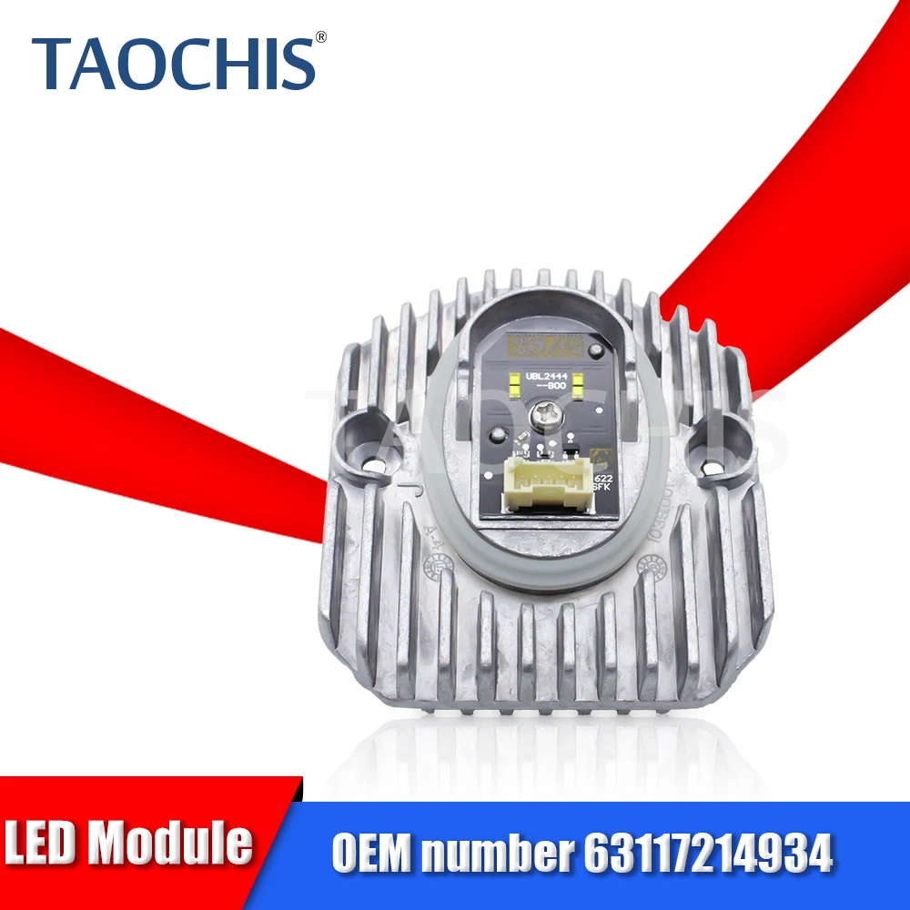 

TAOCHIS 16w Led Angel Eye Control Module Original OEM Ballast 63117214934 Fit for BMW 5 Series 2017 after G30 G38 Low Allocation