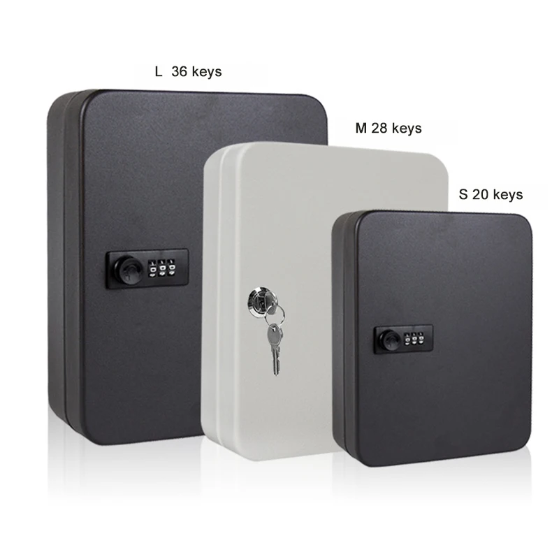 Wall Mounted Key Safe Storage Box Spare Key Organizer Hotel Property Key Management Box Homehold Key Case Factory Key Holder