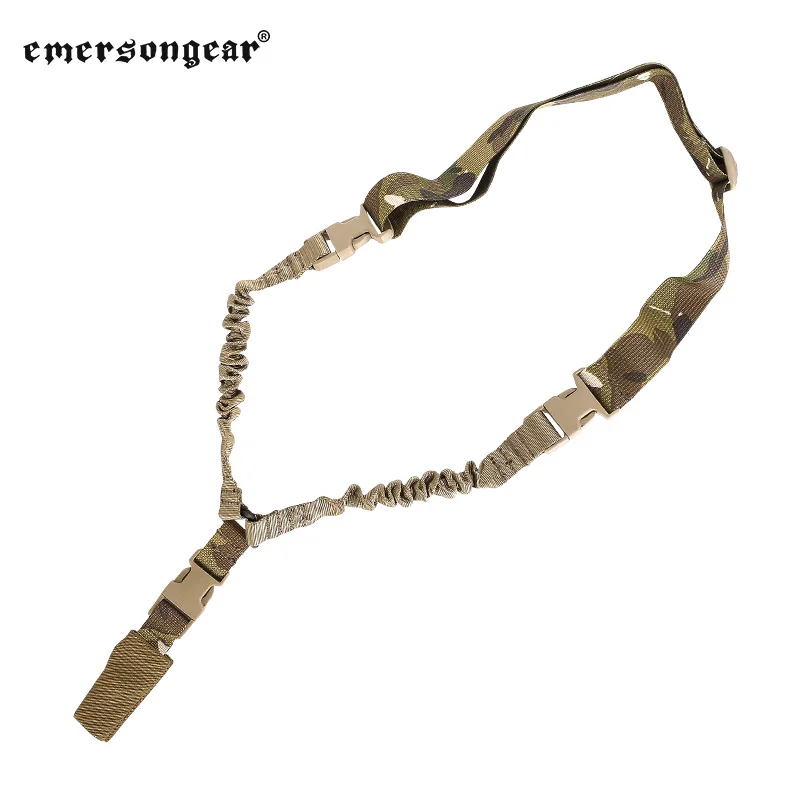 Emersongear L.Q.E Style Gun Sling Tactical Single Point Shoulder Strap Bungee LQE Hunting Accessories Detachable Mesh Hook Nylon