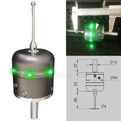 New Cnc Three-coordinate Probe Center Rod 40mm 3d Photoelectric Edge Finder Probe Probe Center Rod With Steel Tungsten Probe