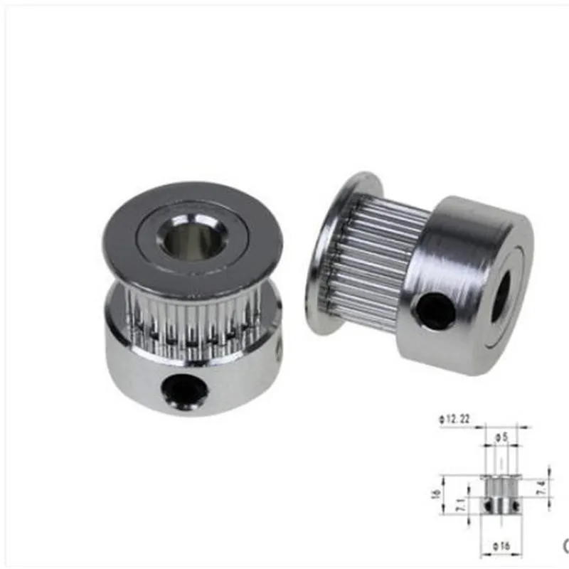 GT2 20teeth 20 Teeth Timing Aluminum Pulley Bore 5mm/8mm Fit