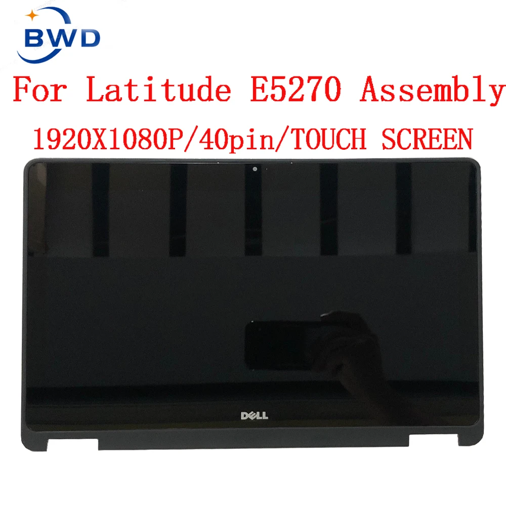 Dp/N 039dcw 39dcw Voor Dell Latitude E5270 Lcd Touchscreen Assemblage