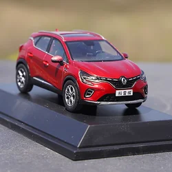 Diecast 1:43 Scale RENAULT CAPTUR Alloy Car Model Metal Collection Souvenir Ornaments Display Vehicle Toy Gift Collectible