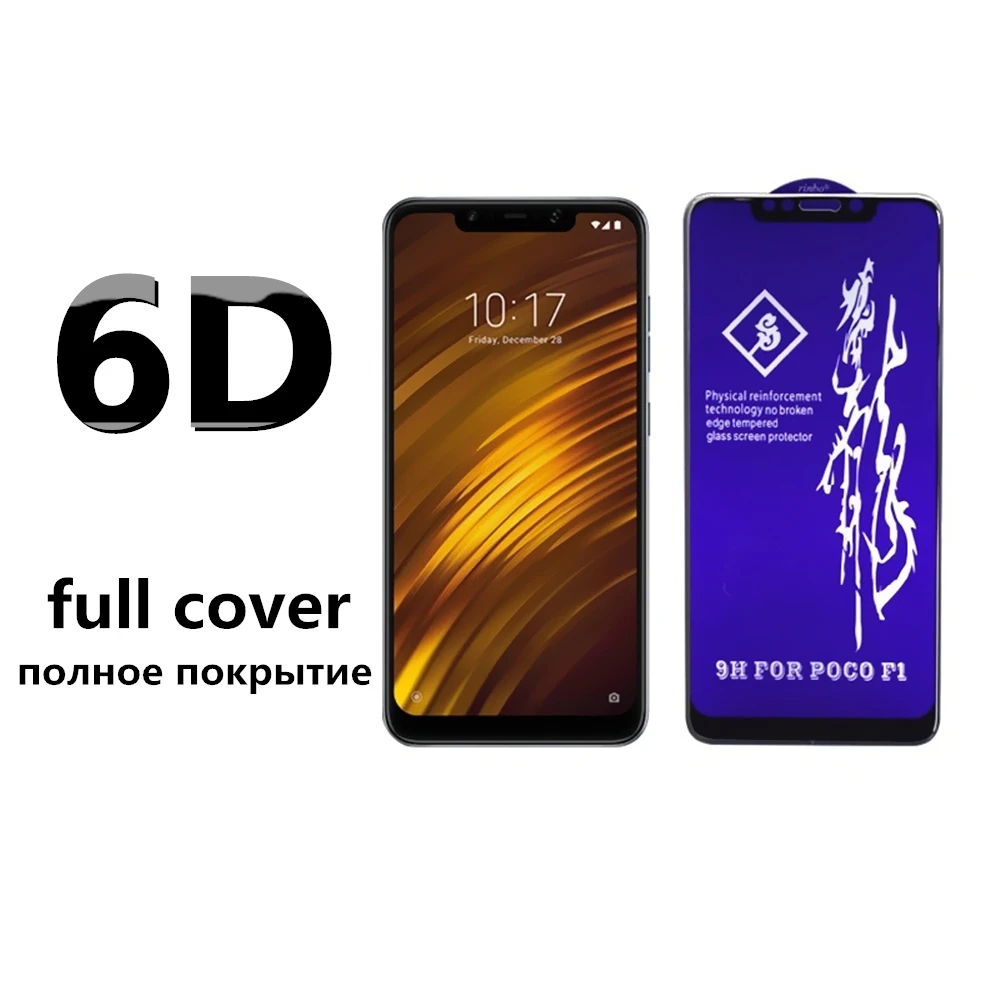 6d כיסוי מלא זכוכית מחוסמת עבור xiaomi redmi 10t 9t 10 11 תג 9 12 lite 12t 13t פרו 14 5 גרם מסך מגן