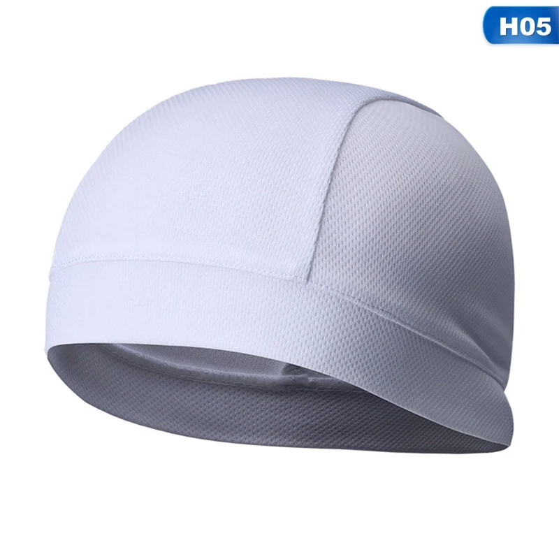 Gorra de calavera transpirable para ciclismo, gorro transpirable para correr, sin olor y absorbente del sudor, no se decolora