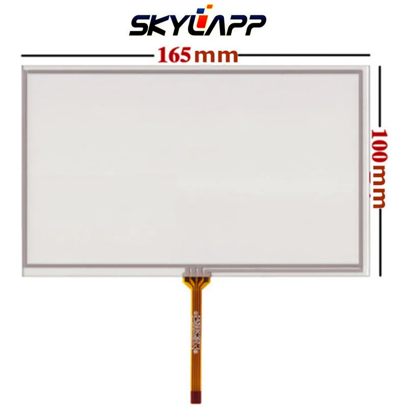 7''Inch 4 Wire 165mm*100mm AT070TN94 HSD070IDW1 D00 E11  Resistance Handwritten Touch Panel Screen Digitizer Glass