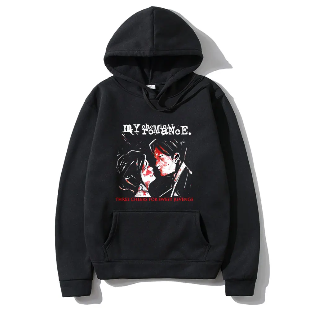 MY CHEMICAL ROMANCE THREE CHEERS FOR SWEET Graphic Hoodie Sweatshirt Men Women Cotton Hoodies Fashion Loose Hoody Sweatshirts