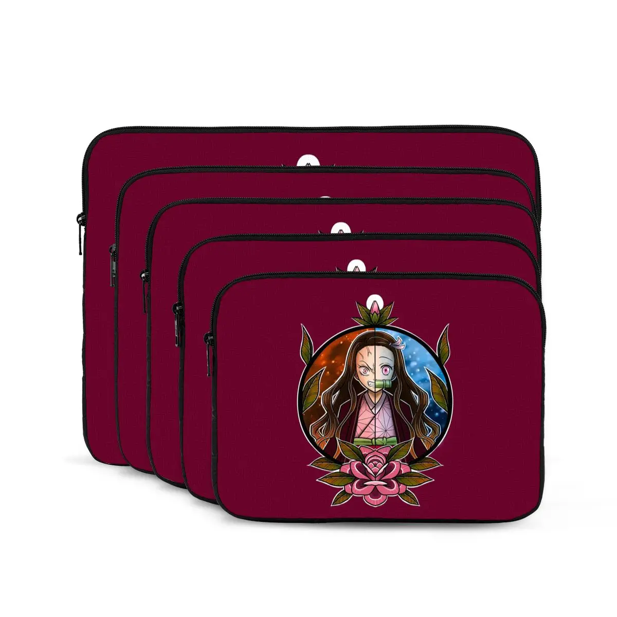 Demon Slayer Nezuko Computer ipad Laptop Cover Case Laptop Sleeve Bag Portable Cover Fundas Pouch