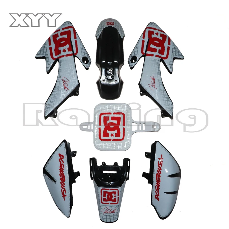 XR50 CRF50 Plastic kit + graphics Decals Sticker Kit for 50cc 70cc 90cc 110cc 125cc SDG SSR PRO Dirt Pit Bikes