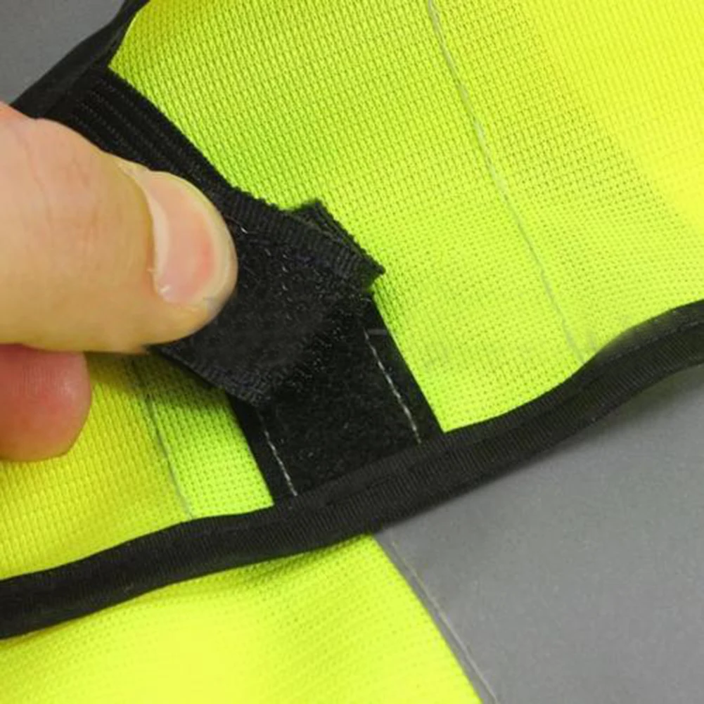 Kids Safety Vest High Visability Jacket for School Children Sanitation Worker Fitness Equipment Accessories