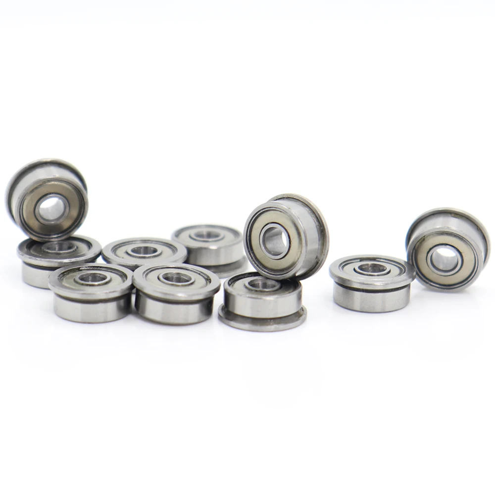 MF93ZZ Flange Bearing 3x9x4 mm ABEC-1 ( 10 PCS ) Miniature Flanged MF93 Z ZZ Ball Bearings