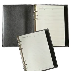 Soft Hardcover Premium PU leather Binder A5 Notepad Can Fold