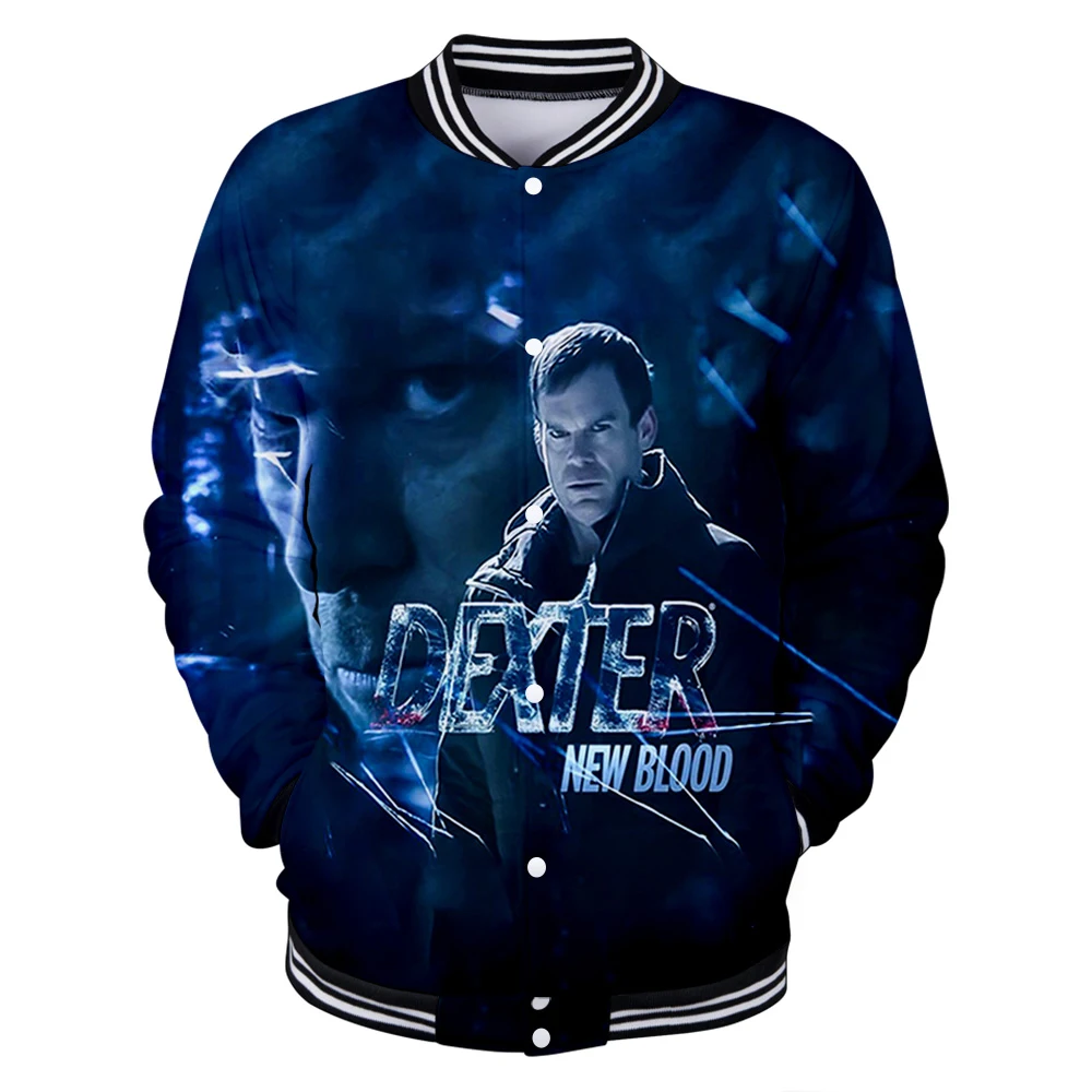 Dexter New Blood Baseball Jackets Women/Men 3D Fashion Jacket TV Series Casual Streetwear Clothes