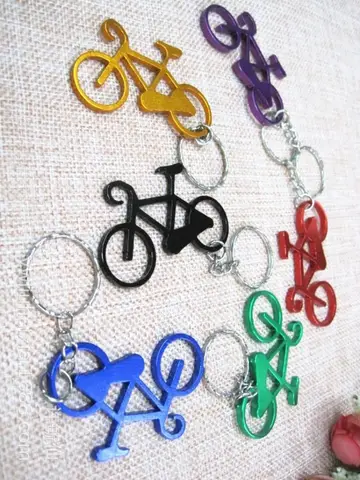 Wholesale Mini Bicycle Bottle Opener Keychain Pendant Gift Car Repair Tool