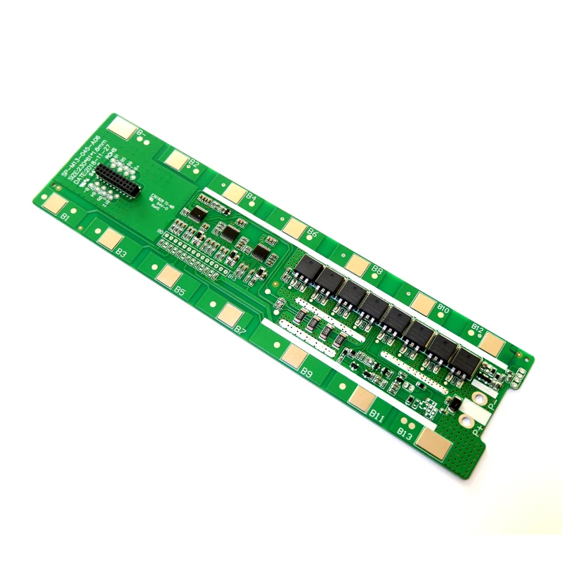 Литий-ионная батарея 48 в BMS 3,7, литий-ионная батарея 13S 48V 30A BMS, литий-ионная батарея BMS для держателя 6*13w