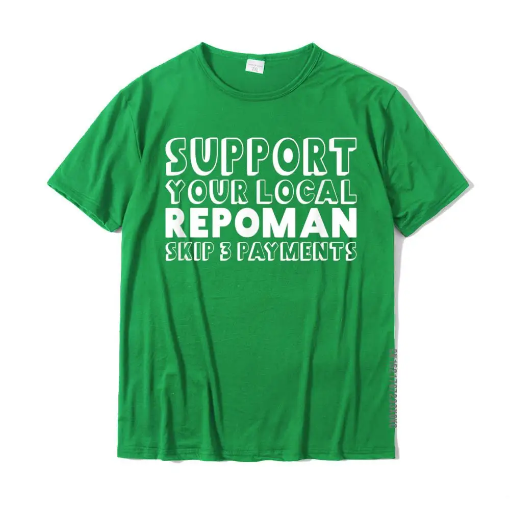 Repo Man Funny Asset Recovery Agent Tshirt Funky Men Top T-Shirts Cotton Tops Shirt Normal