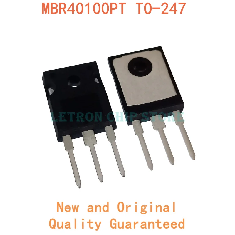 5PCS MBR40100PT TO-247 MBR40100 TO247 40A 100V TO247AC Schottky diode new and original IC Chipset