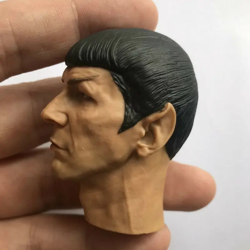 TBLeague 1/6 Male Soldier TOS Spock Head Sculpt Star Trek Action Figure Toy  Collection Collection