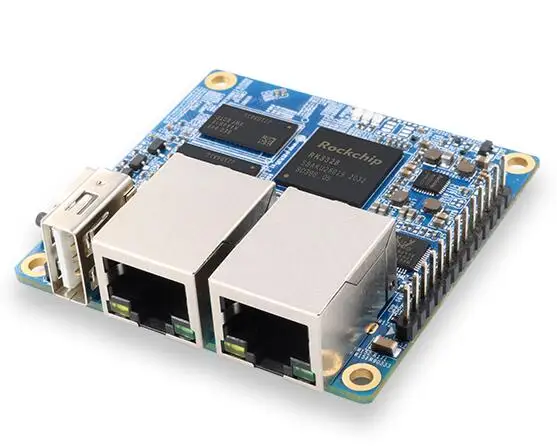 

for Orangepi R1 Plus development board rk3328 soft routing dual gigabit router for Openwrt