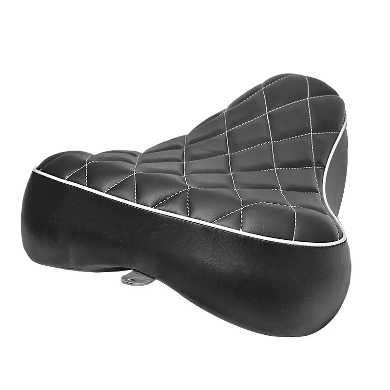 مقعد منفرد للسائق الأمامي للدراجة النارية باللون الأسود الماسي لـ 1983-2003 Harley Sportster 883 1200 Custom 1100 XLH1100 Roadster XLS