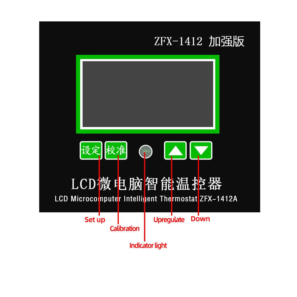 XH-W1412 Microcomputer Intelligent Thermostat thermometer Electronic Temperature Controller Multifunctional High Precision 220V