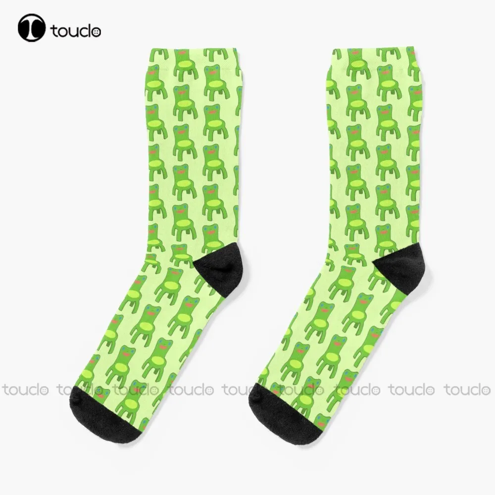 Classic Froggy Chair Outlined Socks Men'S Socks Christmas New Year Thanksgiving Day Gift Unisex Adult Teen Youth Socks Custom