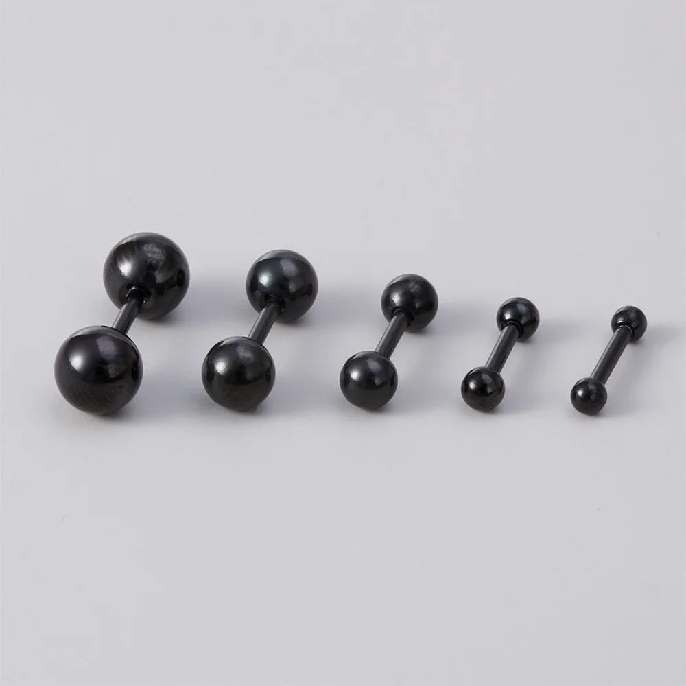 5 Stücke 2,5/3/4/5/6mm Kugeln Knorpel Helix Ohr Piercings Tragus Kugel Ohrstecker Chirurgenstahl Barbell Ohrring Mode Körperschmuck 16G – Detail 5