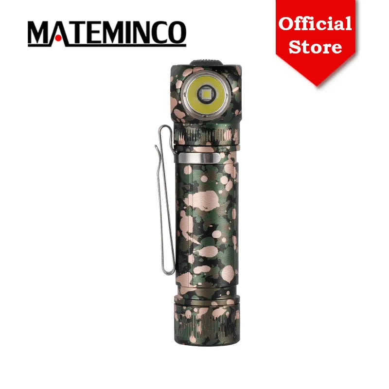 MATEMINCO G02 1600lm USB Type-C Rechargeable Magnetic Powerful Headlamp Lantern LED Flashlight for Hunting, Fishing