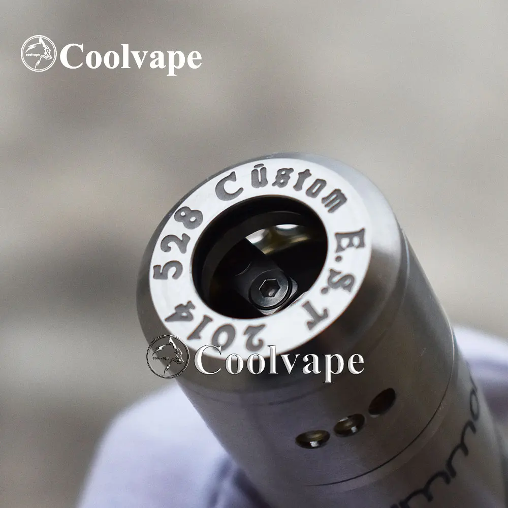 Coolvape 528 customs goon 25mm rda goon rda rda atomizer مع bf pin النحاس الأحمر النحاس مادة الصلب قطر 25mm