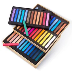 Crayons Soft Dry Pastel 12/24/36/48 Colors/Set Art Drawing Set Chalk Color Crayon Brush Stationery for Students Art Supplies